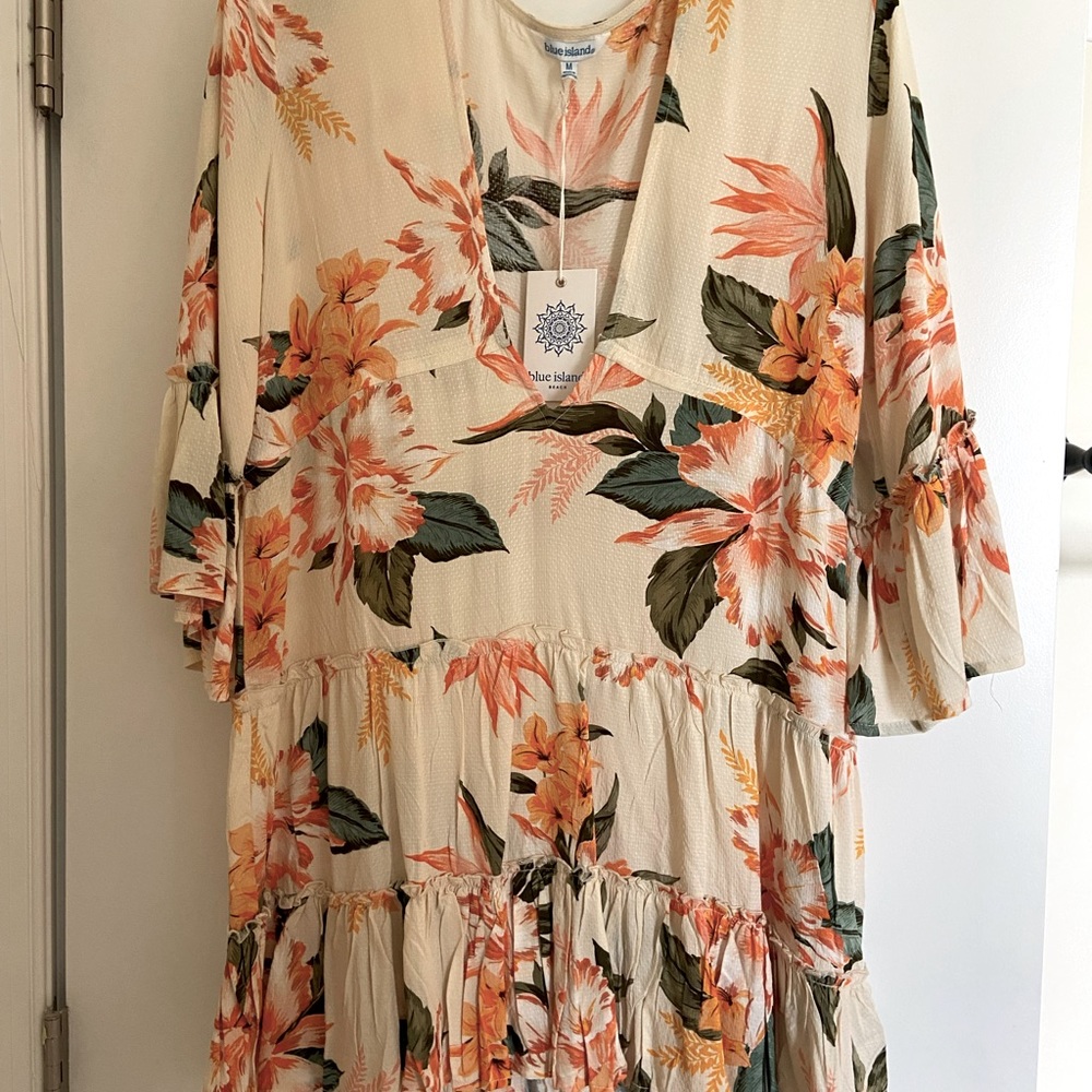 V-Neck Flowy Tunic Top